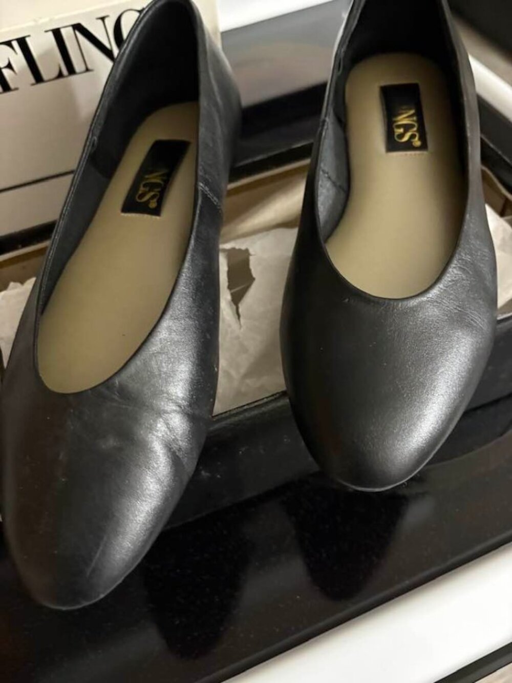 Flings Black Dress shoes women's